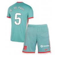 Atletico Madrid Rodrigo De Paul #5 Replica Away Minikit 2024-25 Short Sleeve (+ pants)